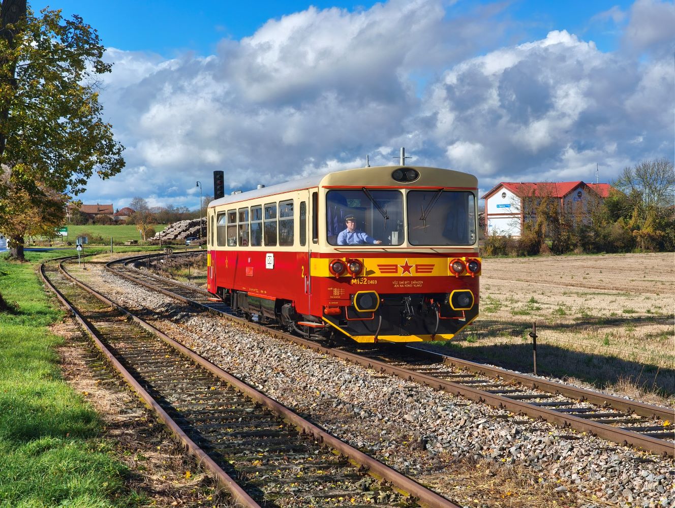 Fotojízda s M152.0469 z Turnova do Dobrušky dne 26.10.2025